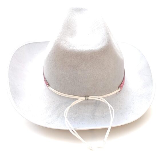 2242 Hat Band Pink Rhinestone Silky Satin Lined Facing Cowgirl Western main image 5